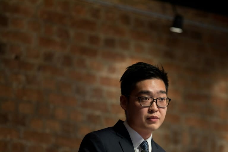 Andy Chan heads the tiny pro-independence Hong Kong National Party