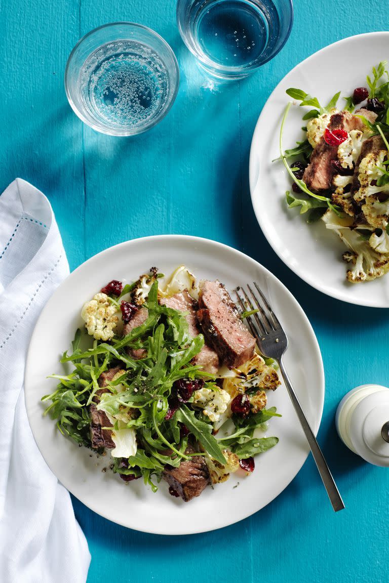 Steak Salad with Honey-Lemon Vinaigrette