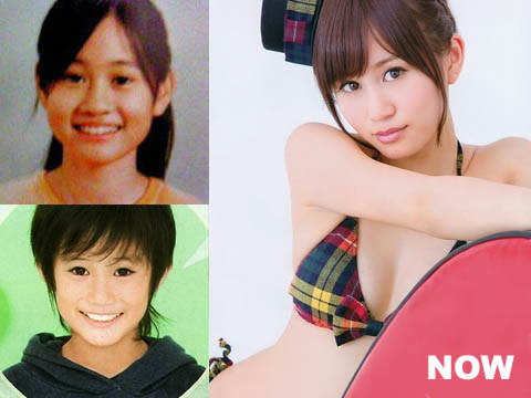▲圖：剛退出AKB48的前田敦子小時候(左)與現在(右) 變化不大。(圖／翻攝自網路)