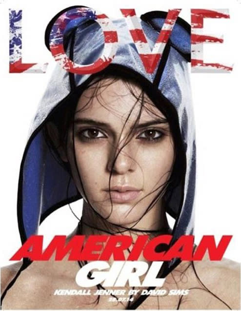 Kendall Jenner lands Love magazine cover