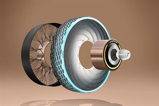 固特異Goodyear發表reCharge概念輪胎。（圖／翻攝Goodyear網站）