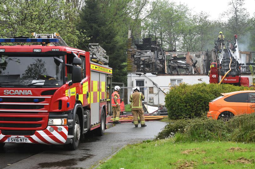 Firefighters took on the blaze for a second time -Credit:Stuart Vance/ReachPlc