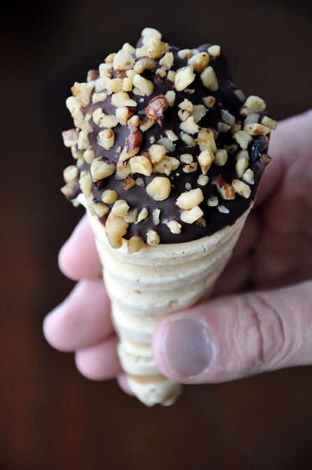 Homemade Mini Ice Cream Drumsticks