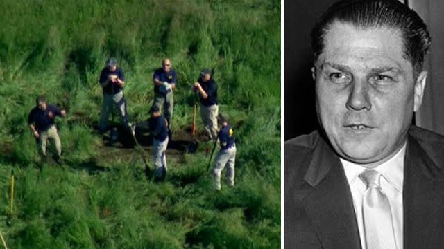 FBI investigates potential burial site for Jimmy Hoffa