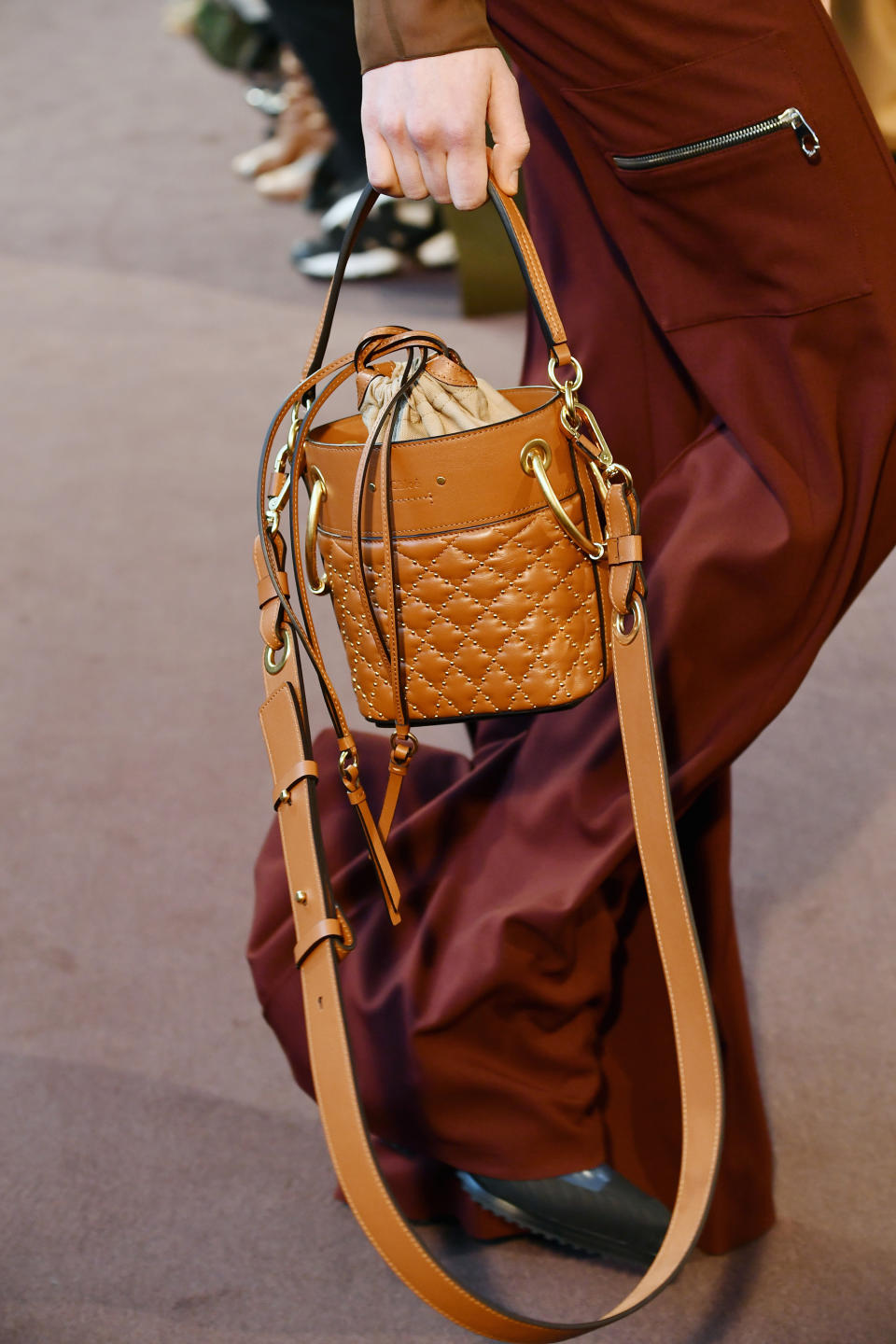 Tiny bucket bag