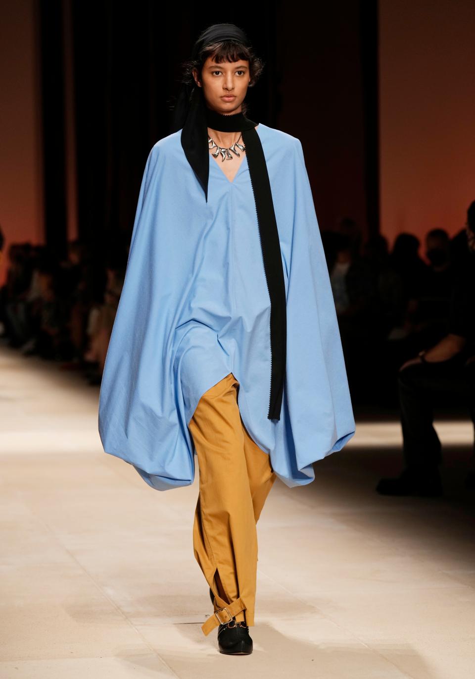 Salvatore Ferragamo saw a bit of diversity on its runway for Milan fashion week in September.