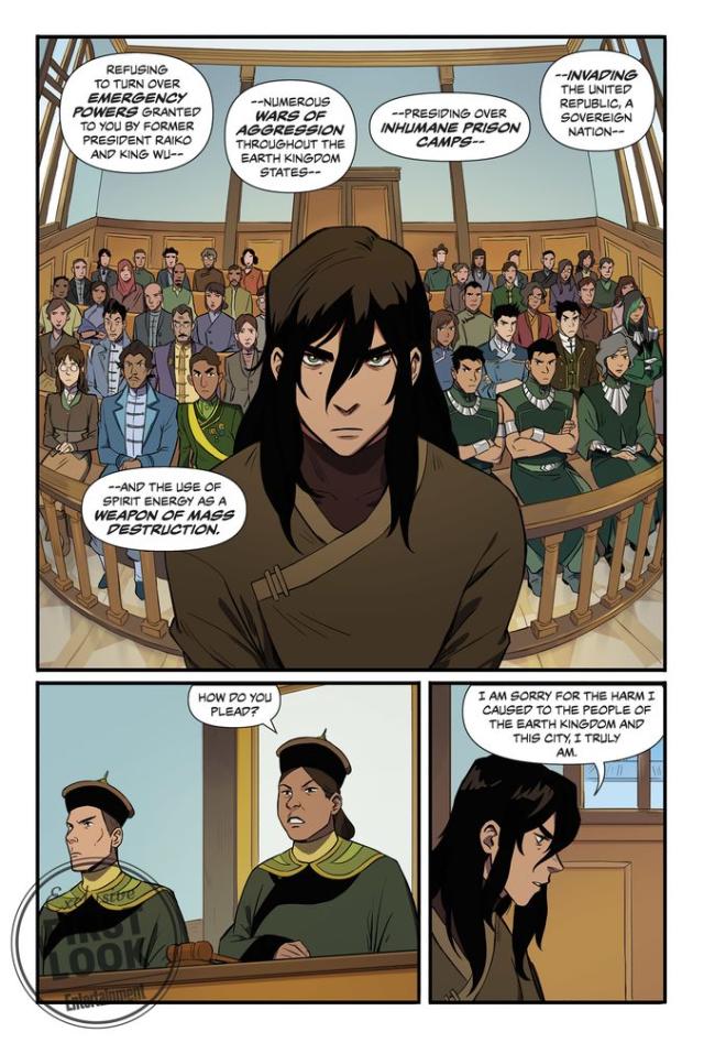 Avatar Porn Legend Of Korra Wu - New Legend of Korra comic puts Kuvira on trial