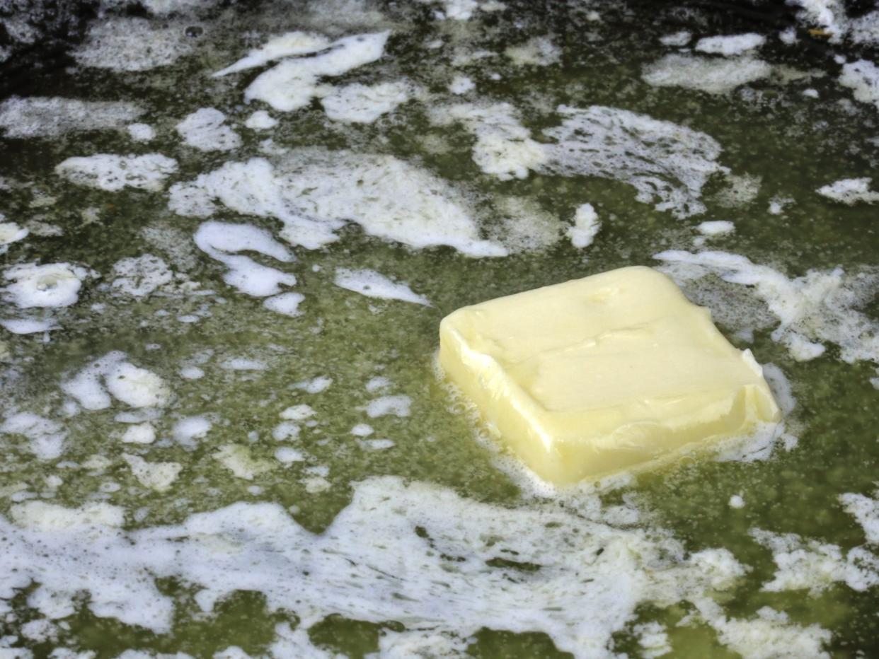 melting butter fat is fat
