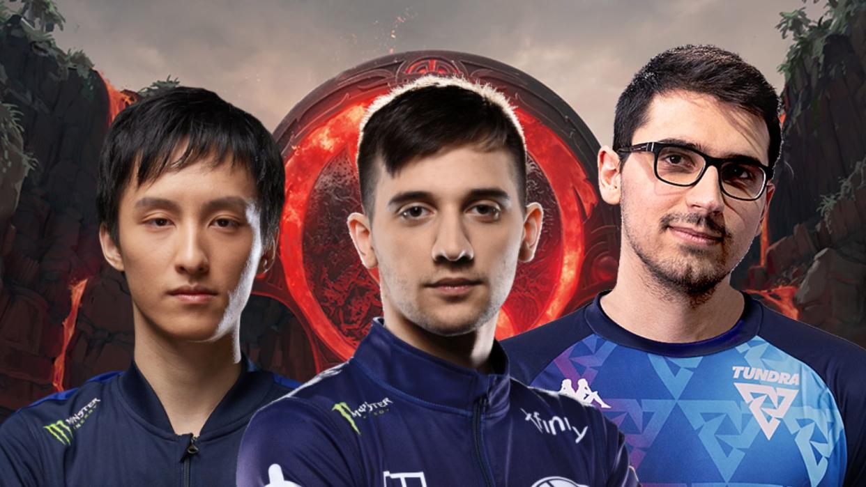 Evil Geniuses are the first team to secure an upper bracket berth at The International 11 Main Event. Meanwhile, PSG.LGD and Tundra Esports maintain their leads over their respective groups. Pictured: PSG.LGD Ame, Evil Geniuses Arteezy, Tundra Esports Saksa. (Photos: PSG.LGD, Evil Geniuses, Tundra Esports)