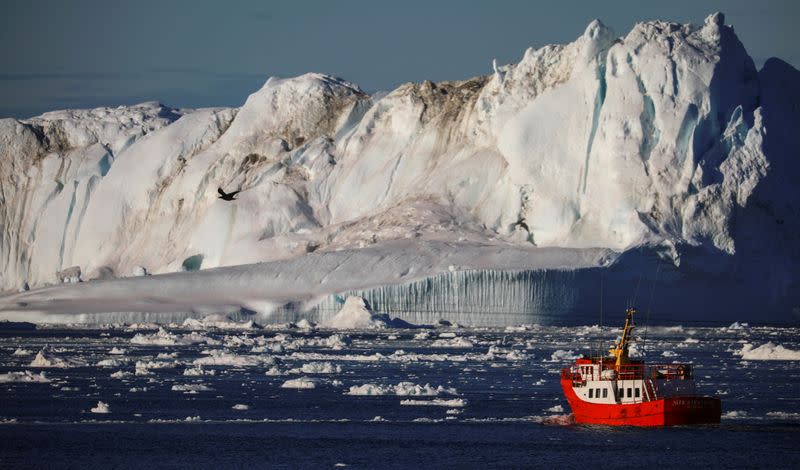 FILE PHOTO: Icebergs at the Disko Bay near Ilulissat