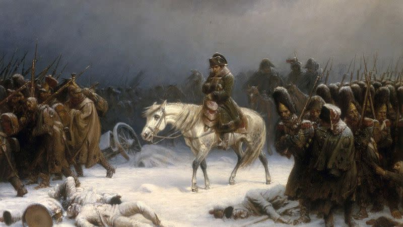 “Napoleon’s retreat from Moscow” by Adolph Northen.