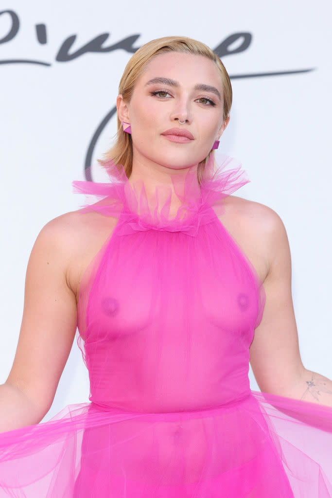 Closeup of Florence Pugh