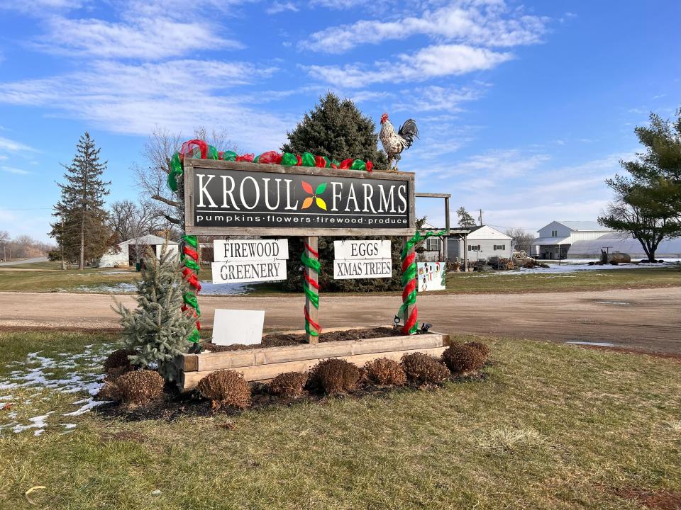 Located Kroul Farms specializes in locally grown produce, including pumpkins during the fall, fresh flowers in the spring, and firewood year-round.