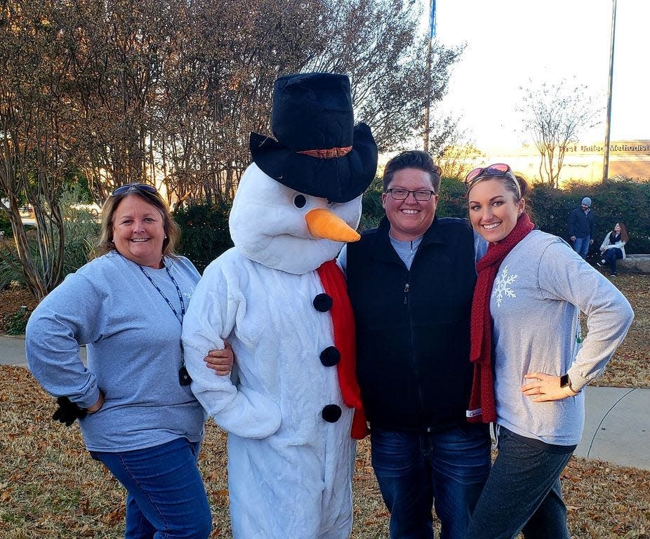 Teresa Ervin, Tes Stewart and Alicia Henry, with Ardmore Parks and Recreation, partied with Frosty the Snowman at the 2019 Christmas Market in Central Park. The Christmas Market is set to return on Tuesday at 11 a.m.