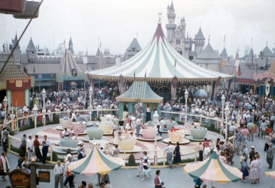 Disneyland theme park opens on July 17, 1956, in Anaheim, California.