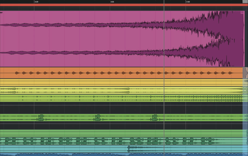 Creating filters, reverses, risers and pads 6