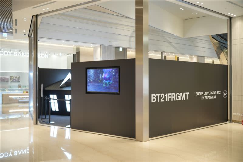 BT21 × FRAGMENT POP-UP Store店內實拍照片。（圖／LINE FRIENDS台灣提供）