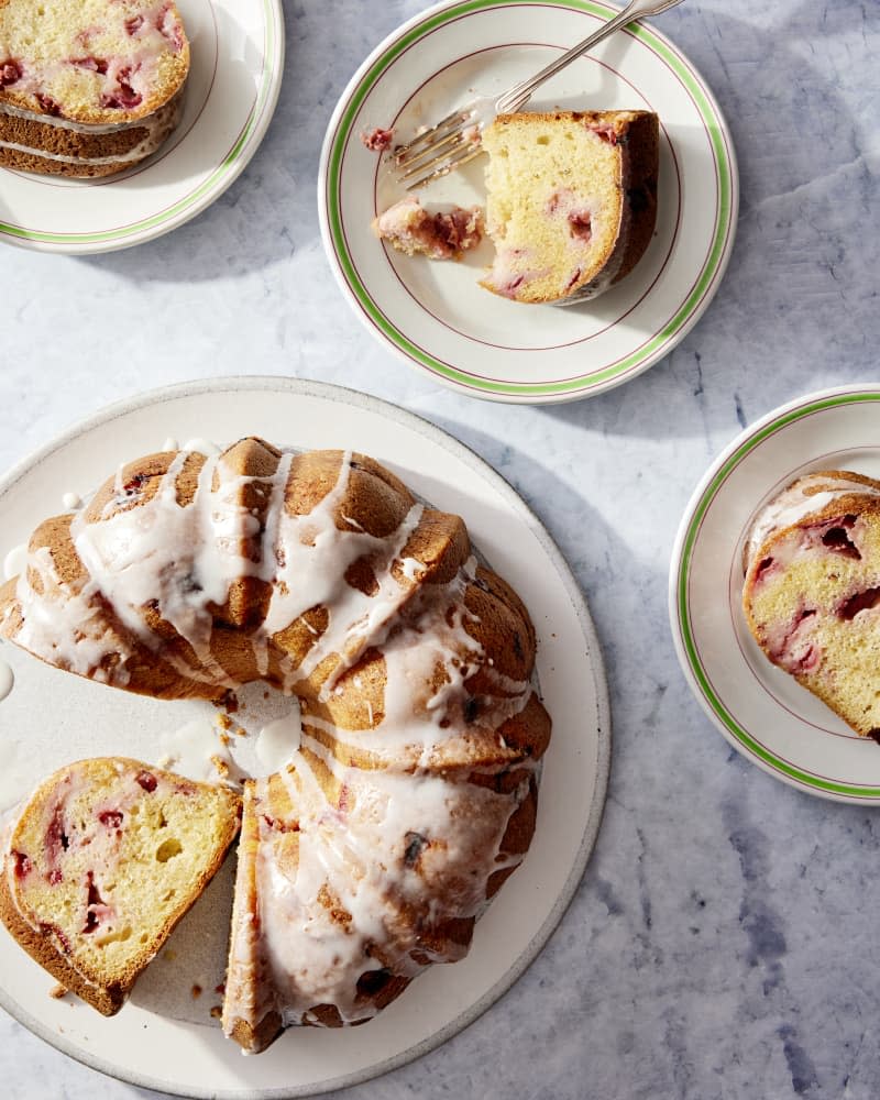 Strawberry Pound Cake 