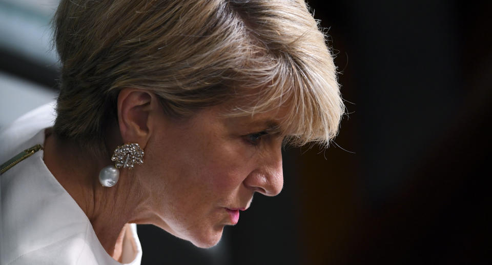 Former Australian Foreign Minister Julie Bishop has resigned. Source: AAP (file pic)