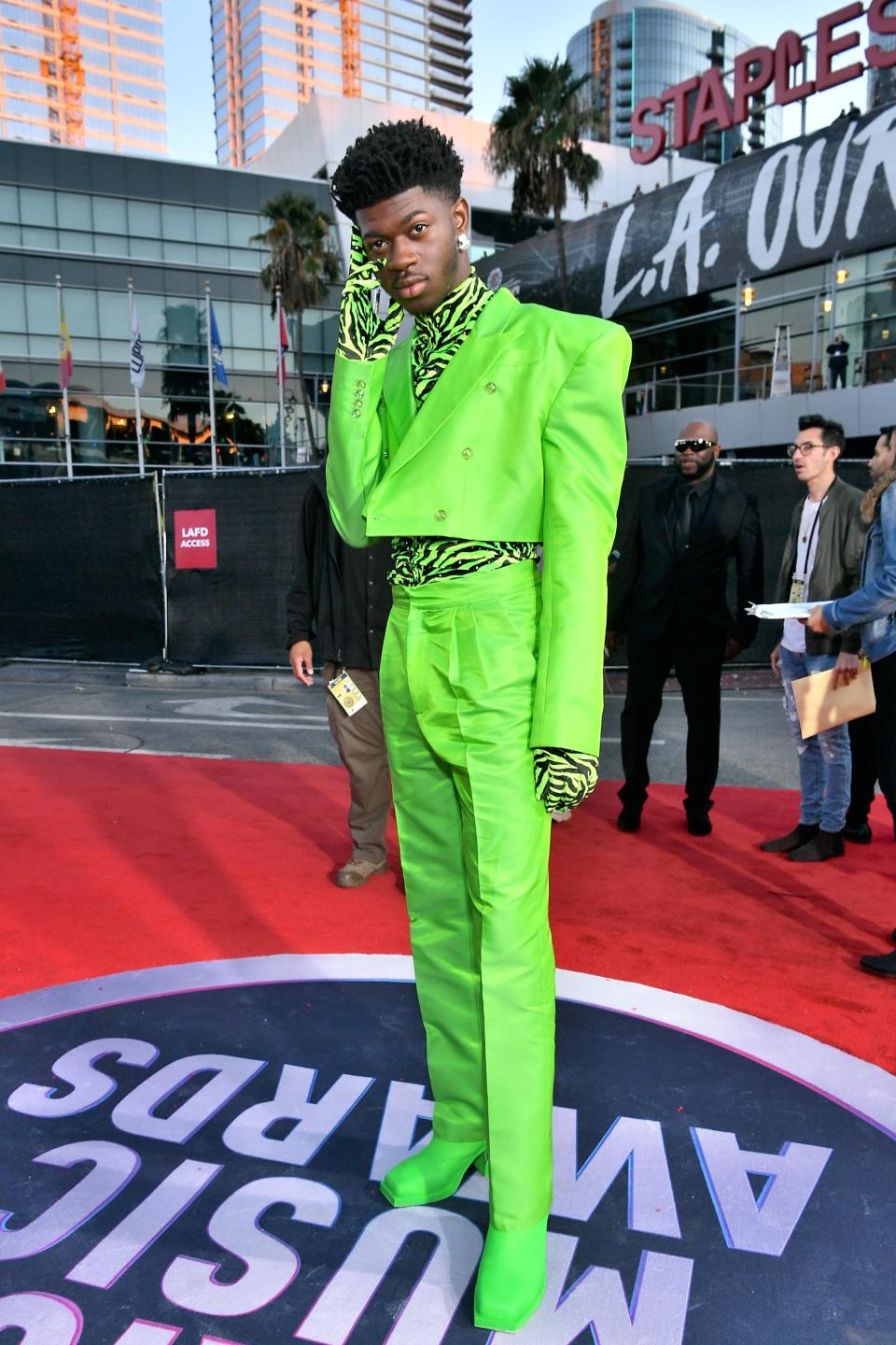 <h1 class="title">2019 American Music Awards - Red Carpet</h1><cite class="credit">Photo: Getty Images</cite>