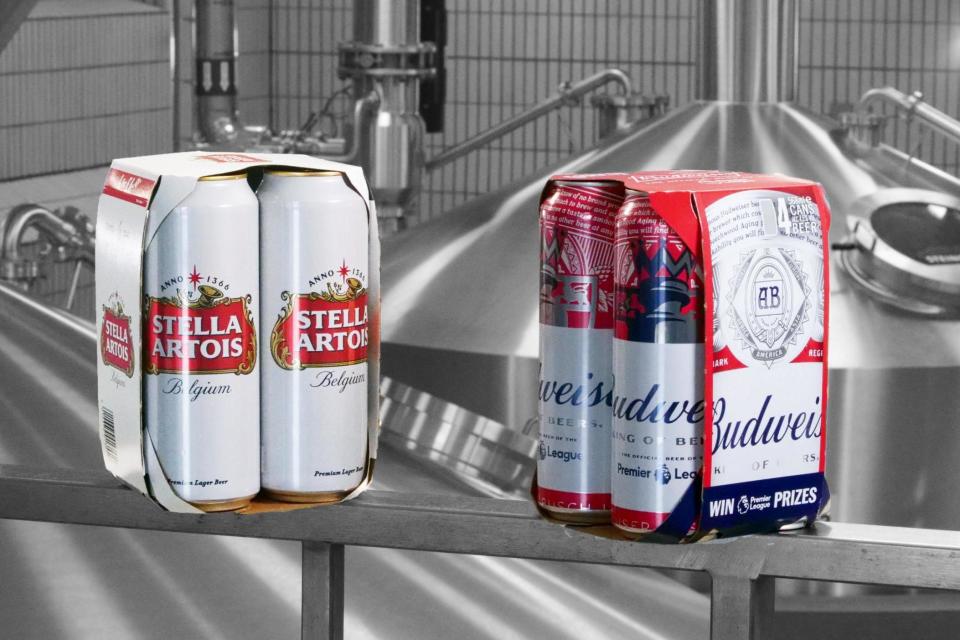 The brewer is behind brands including Stella Artois and Budweiser (ABInBev)