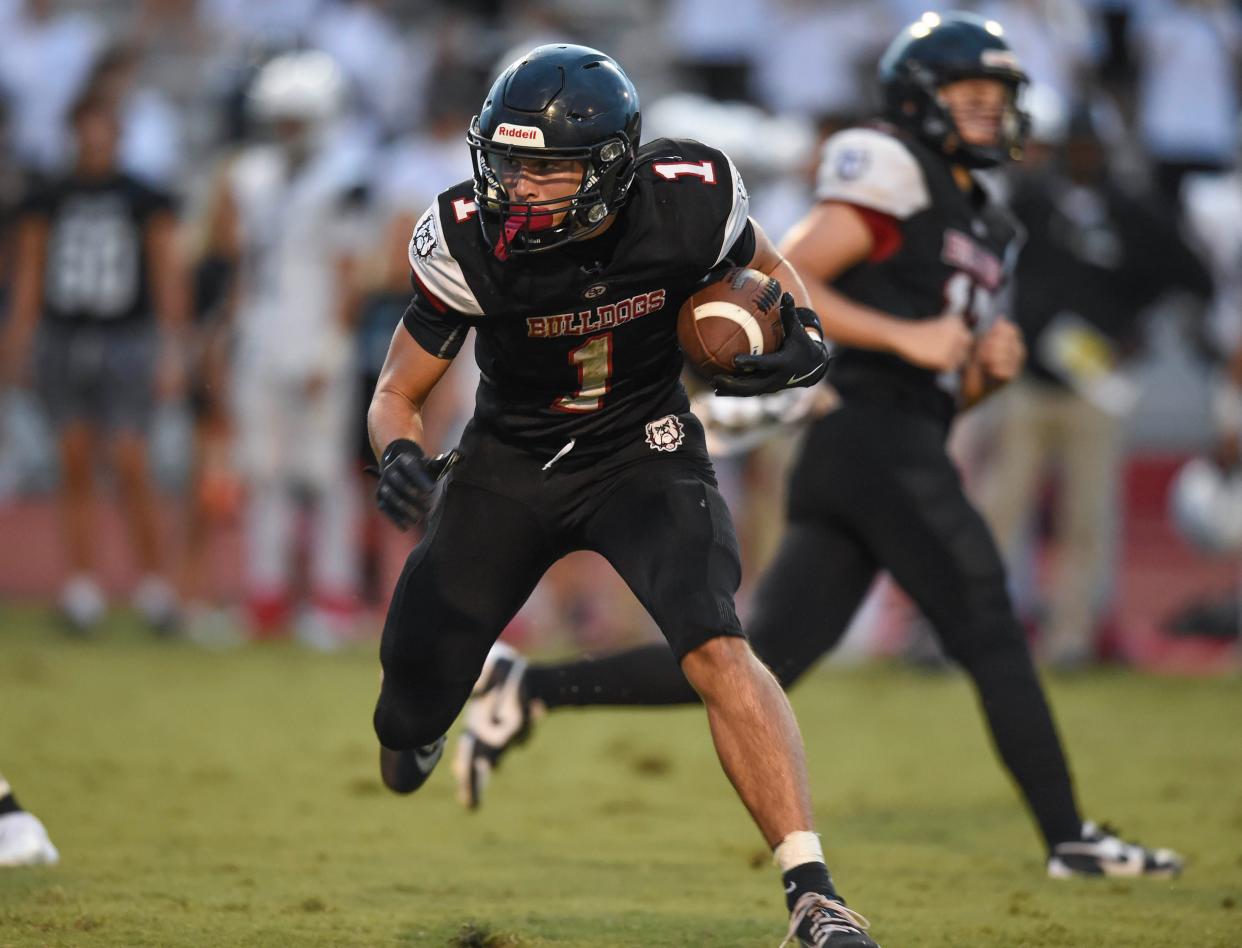 Highlights as South Fork High School hosts Jensen Beach for Friday night football on Aug. 23, 2024 in Stuart. Jensen Beach won 49-23.