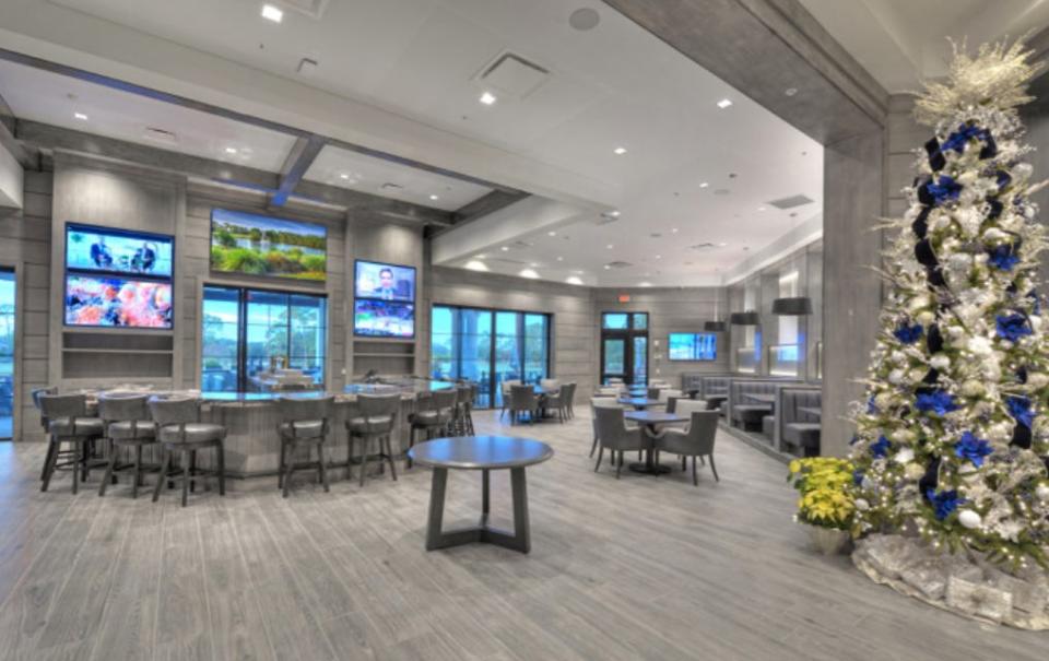 Interior of the new Founders Club clubhouse, which opened Dec. 15, 2023, at ICI Homes' Plantation Bay community in Ormond Beach. The 4,000-acre community straddles the Volusia County/Flagler County line and is located roughly a mile west of Interstate 95 between Exits 273 (U.S. 1) and 278 (Old Dixie Highway).