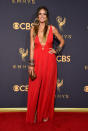 <p>Heidi Klum llegó a los Emmy en este tremendo escote que dividió opiniones/Getty Images </p>