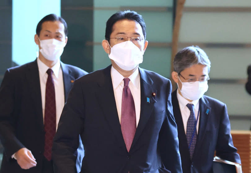 日本首相岸田文雄呼籲民眾做好災害準備，未來一週都還可能有大規模的餘震。（圖／達志／美聯社）