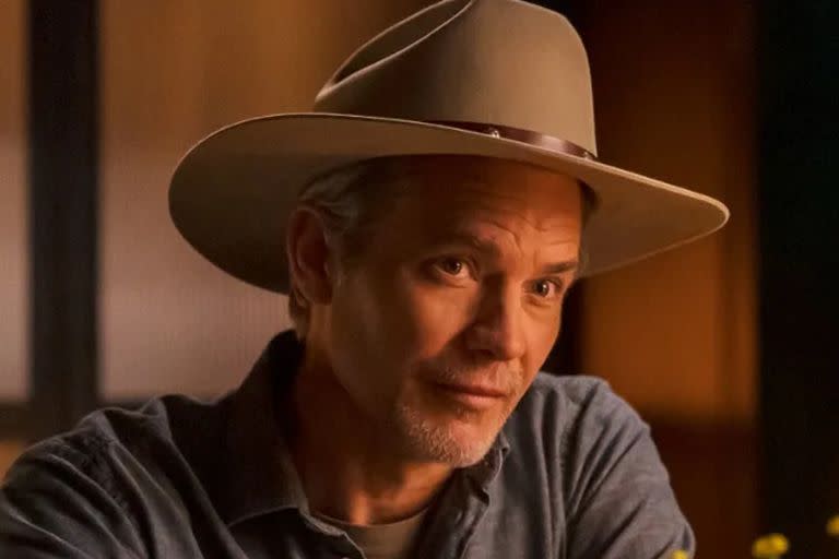 El actor Timothy Olyphant en Justified: ciudad salvaje