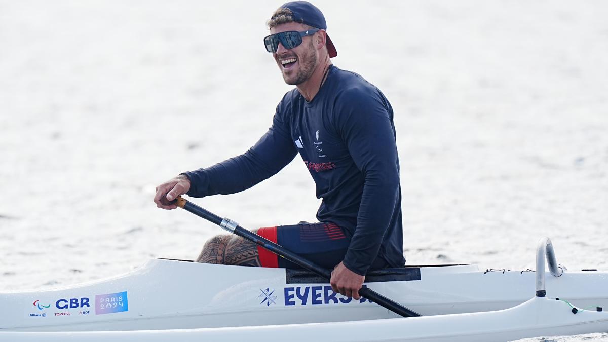 Mr England Jack Eyers adds silver to Britain’s Paralympic canoe haul