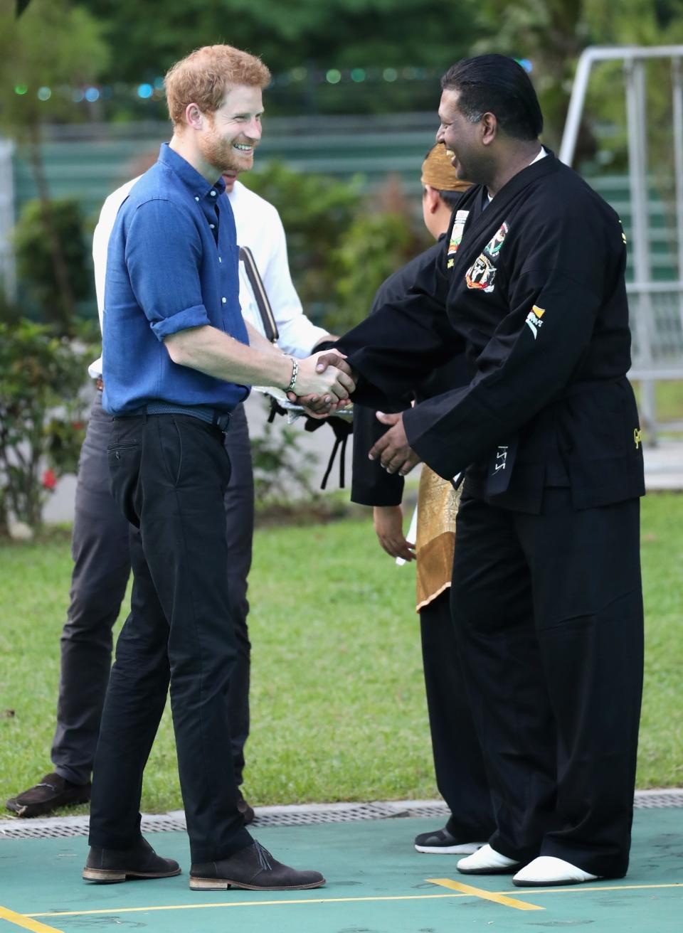 Prince Harry in Singapore