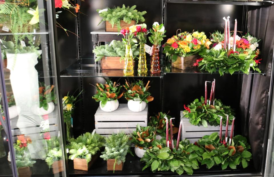 A display of Thanksgiving centerpieces is pictured, Nov. 15, 2022 at Albertsons Market in Carlsbad.