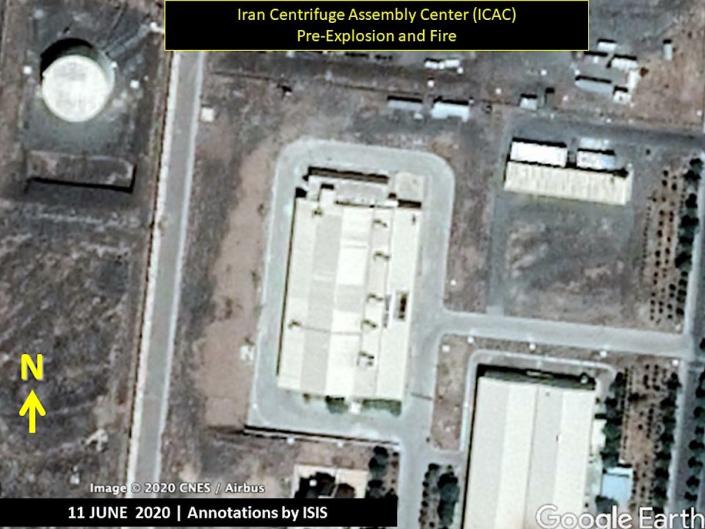 iran centrifuge center pre explosion