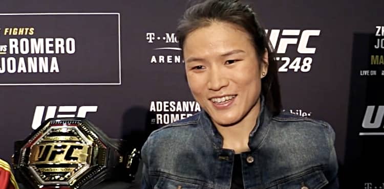 Zhang Weili UFC 248 exclusive