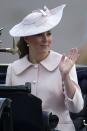 <p>Kate had previously worn her hat before, at one of the Queen's garden parties in 2012.</p>