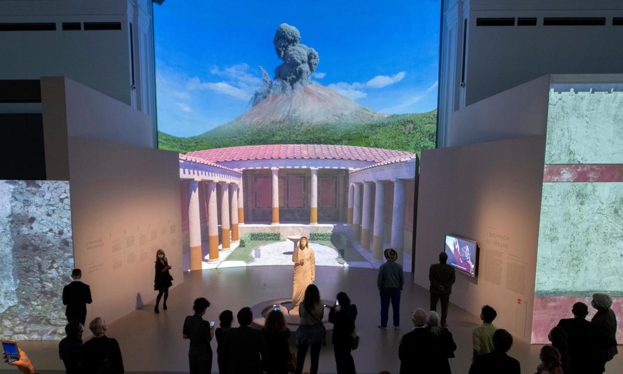 <span>Pompeii, an immersive multimedia exhibition, is coming to the National Museum of Australia in December 2024.</span><span>Photograph: Grand Palais/Didier Plowy</span>