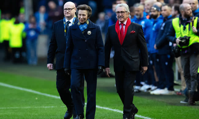 Princess Anne at Scotland vs Wales