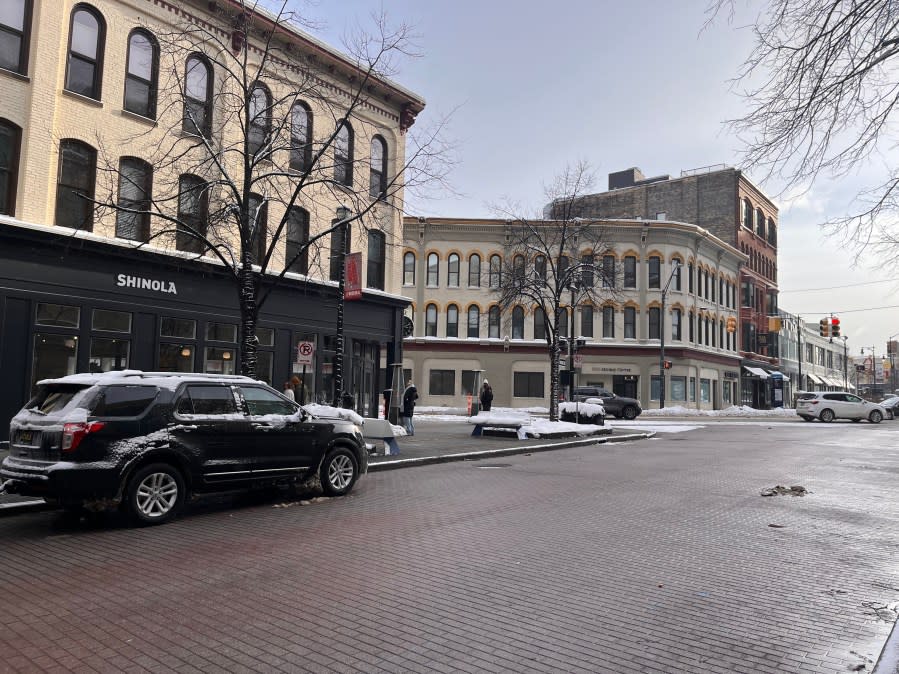 Shinola celebrated the grand opening of its new Grand Rapids retail location with a ribbon-cutting ceremony. (Jan. 19, 2024)