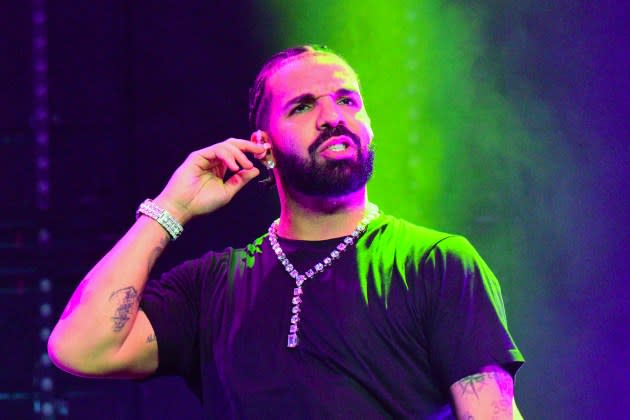 Rapper Drake performs onstage during "Lil Baby & Friends Birthday Celebration Concert" at State Farm Arena on December 9, 2022 in Atlanta, Georgia. - Credit: Prince Williams/Wireimage