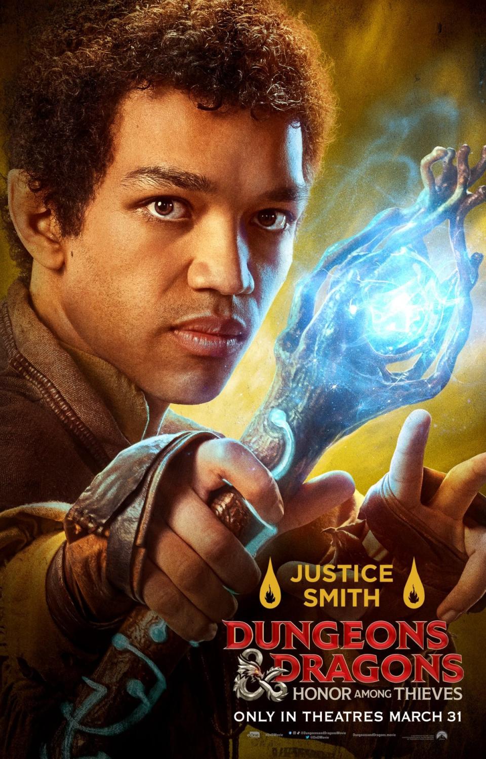 dungeons and dragons honor among thieves poster Justice Smith