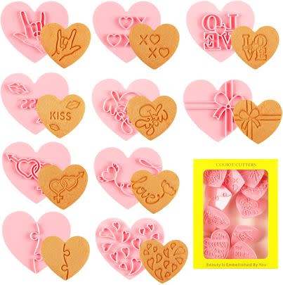 Bake your way to the heart with these cookie stamps