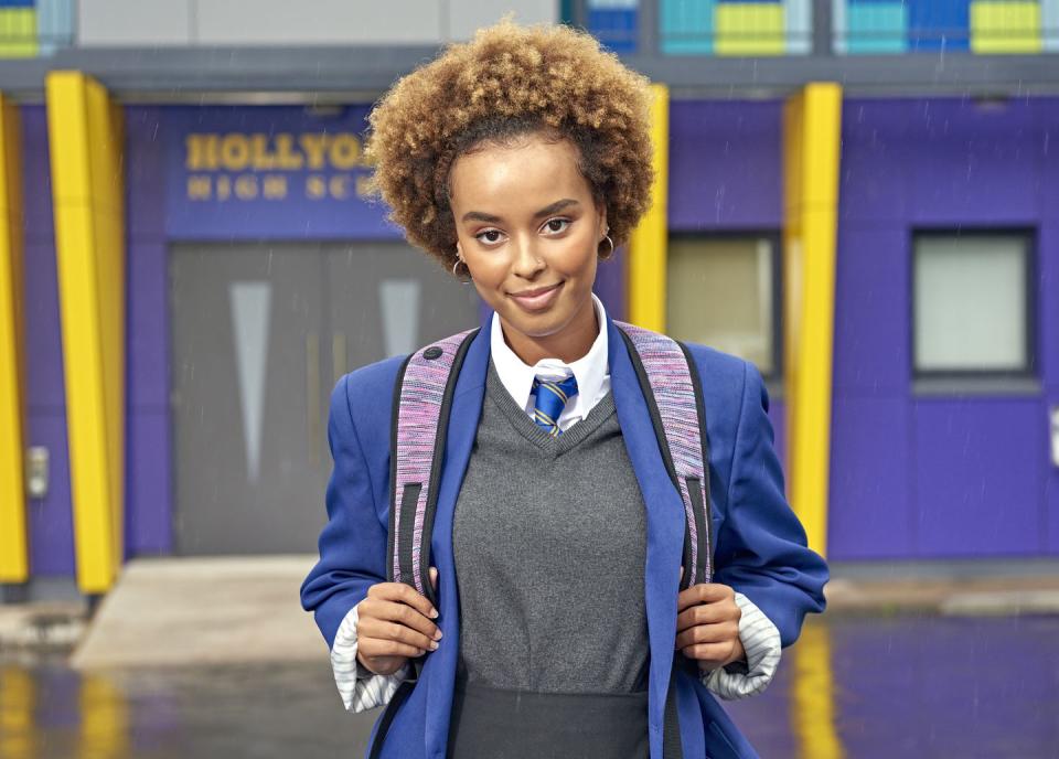 Monday, September 10: Brooke Hathaway at the new-look Hollyoaks High