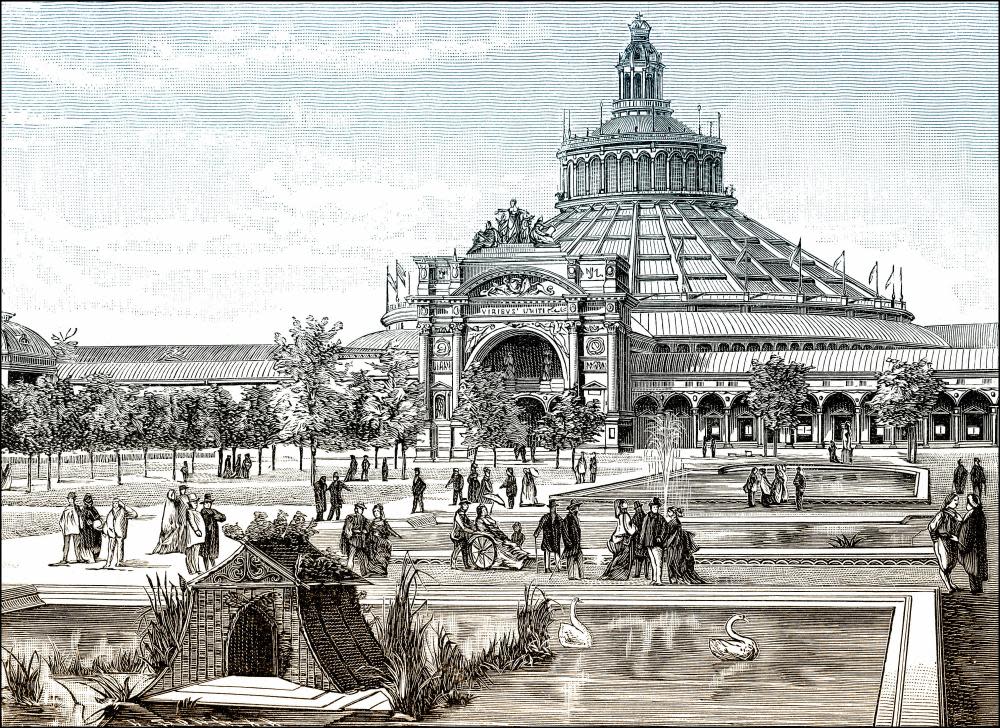 The Rotunde, erected in Vienna for the 1873 World Fair.