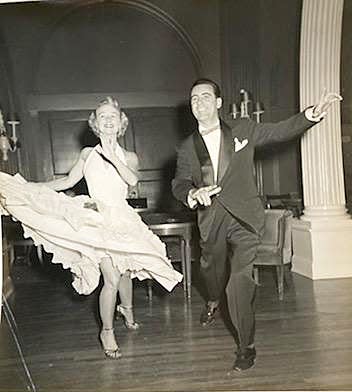 George and Betty Montgomery taught ballroom dancing at The Breakers beginning in 1949.