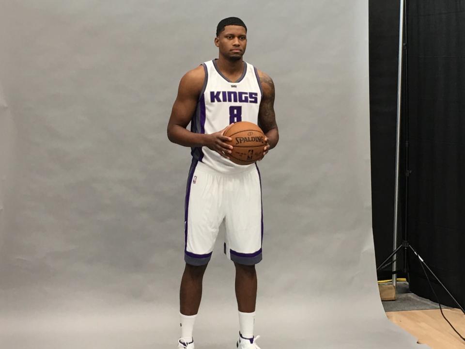 <p>Are we sure Rudy Gay isn’t an NBA 2K character come to life? (AP) </p>
