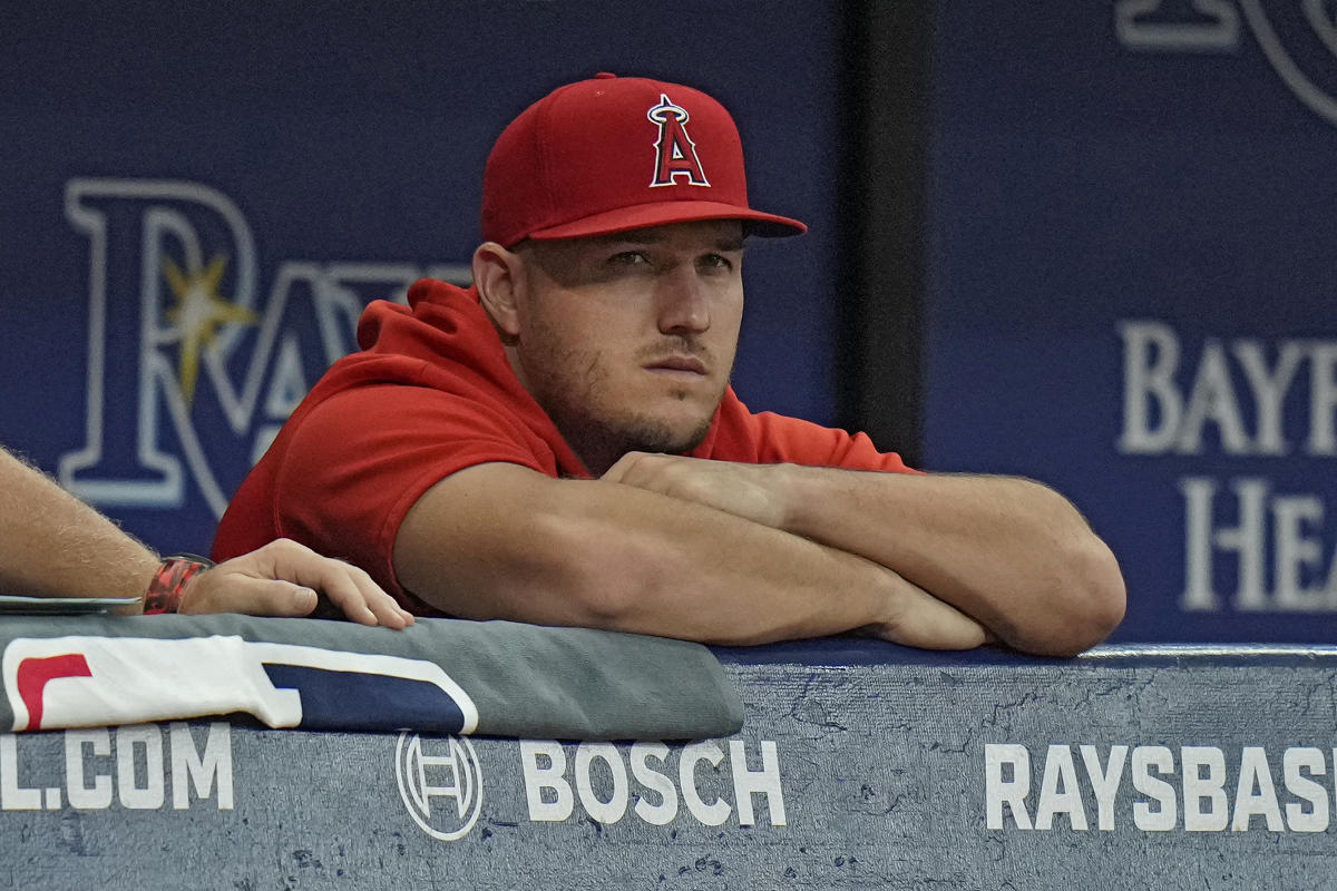 Mike Trout makes a young fan's day, tears are shed, and baseball is great