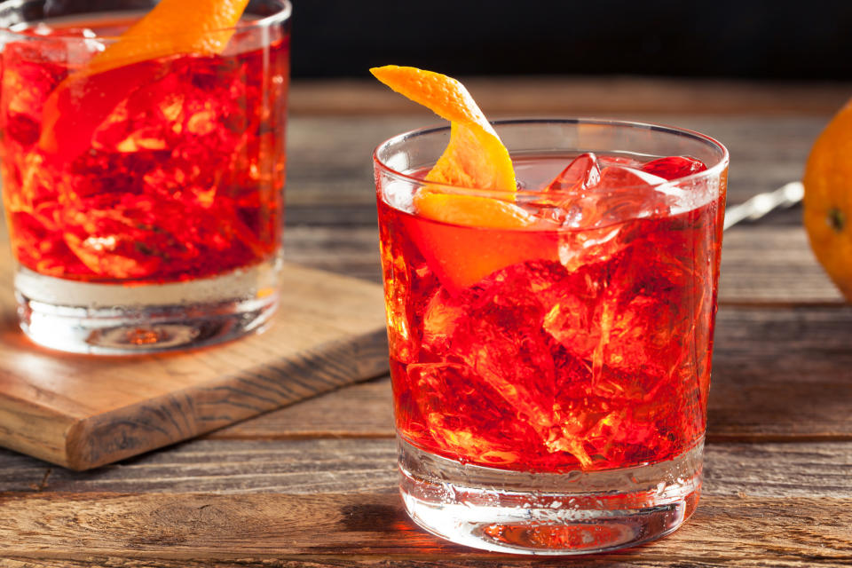 Negroni Cocktail Drink