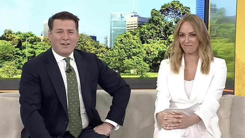 Nine News reporter Sophie Walsh filled in for Allison Langdon on Today. Photo: Channel Nine.