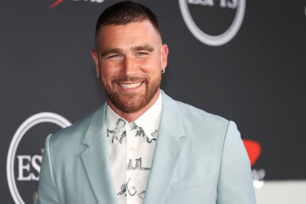 While the circus of celebrity was completely novel to Alwyn, Kelce has been in the public eye as a star NFL player for several years, and is no doubt used to the attention that comes with it.